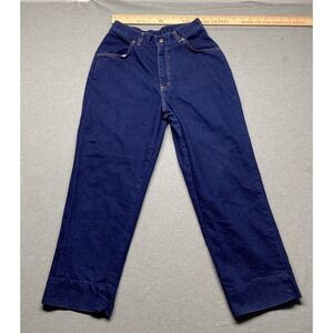 Vintage 1987 Womens Levi's Relaxed Fit Mom Size 10 Average Dark Wash Batwing
